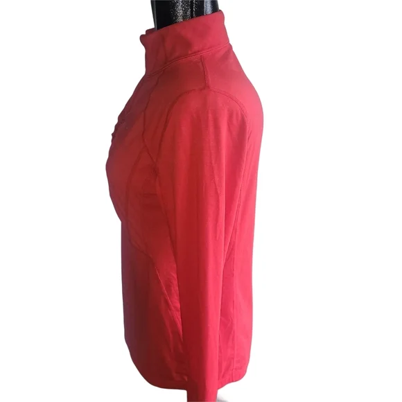 Paradox Red Half-Zip Wool Blend Performance Jacket M - Picture 4 of 7